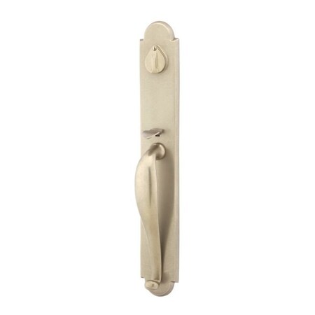 Emtek Tumbled White Bronze Handleset 452332DTWBLH 452332DTWBLH